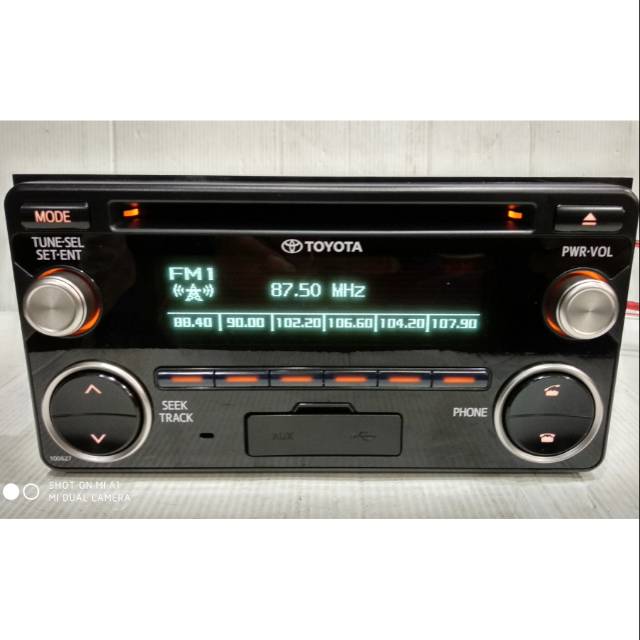 Head unit Standar ex avanza 2017