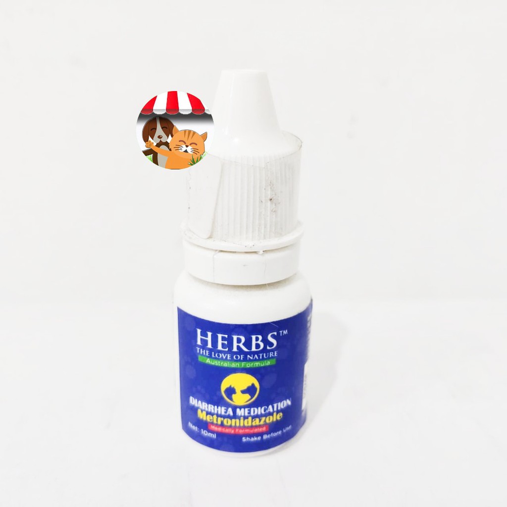 Obat Diare Kucing Anjing Herbs DIARRHEA MEDICATION 10mL - Obat Mencret