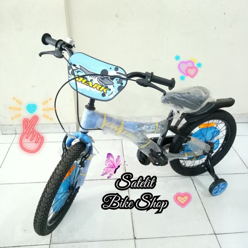 Sepeda Anak BMX United atau Wimcycle Ukuran 18 Biru Merah Sepeda Anak Laki Murah Bagus