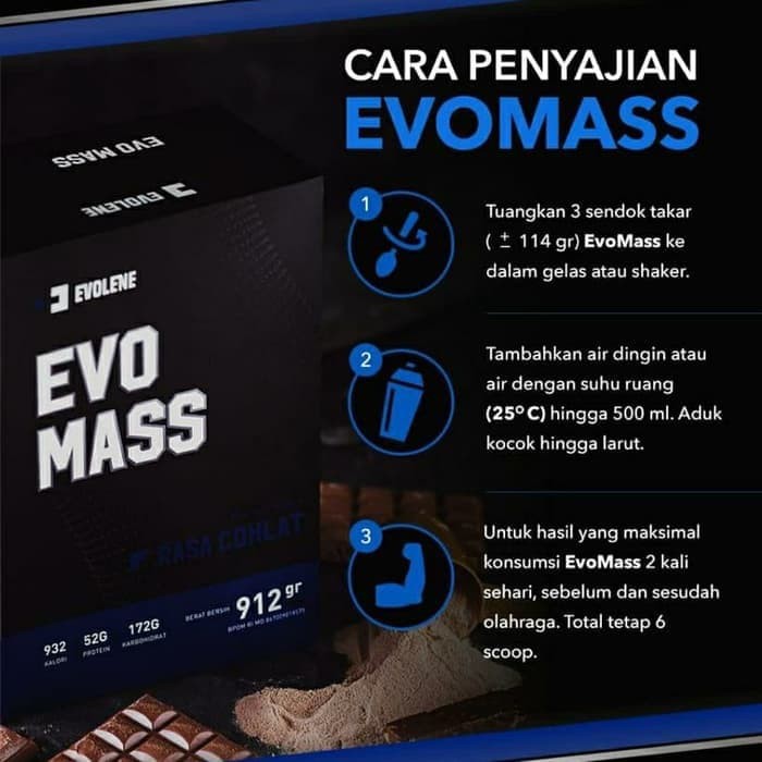 EVO MASS GAINER 10 LBS 10LBS 10 LB EVOMAS 4,5 KG 4,5KG EVOLENE EVOMASS