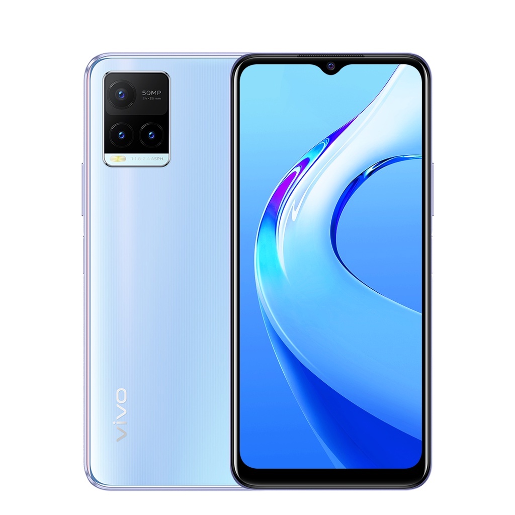 Vivo Y33s RAM 8GB +4GB Extended ROM 128GB Garansi Resmi Original Handphone vivo murah hp vivo y33s baru 2021 produk baru vivo y51 Termurah cuci gudang bisa cod 100% gratis ongkir bisa cicilan 0% bunga pinjaman Gratis HP VIVO Y33S Y21T-y21T White 6/128