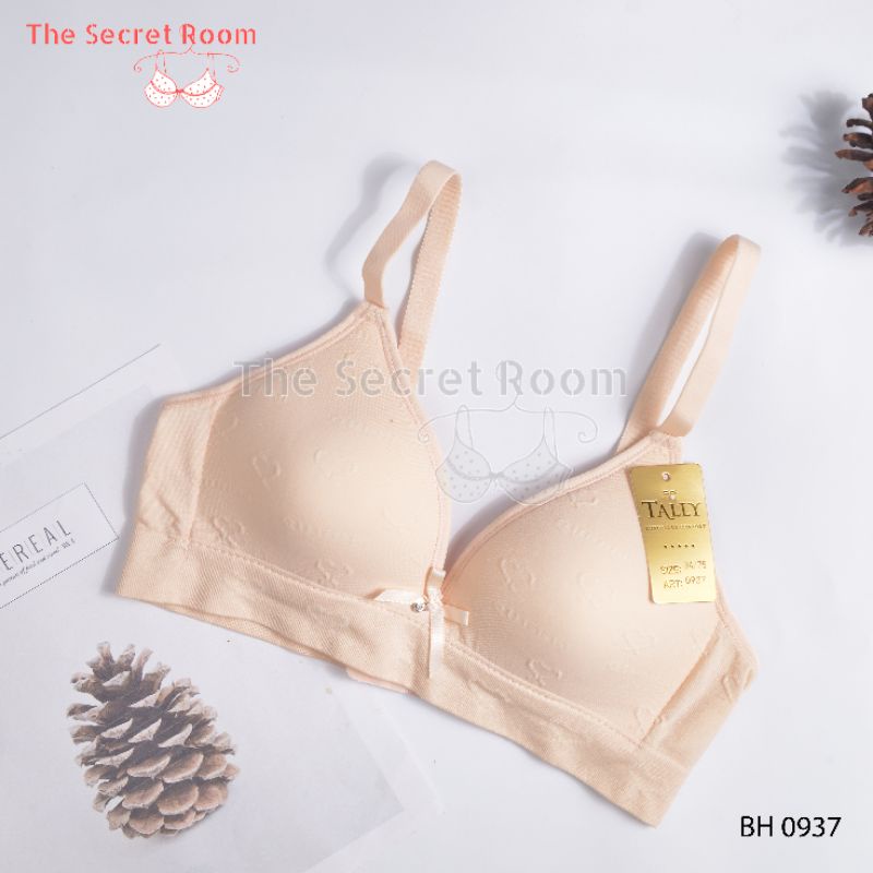 TALLY BH BRA RAJUT 0937 | TANPA KAWAT | CUP A | BUSA TIPIS | SIZE 34 - 38