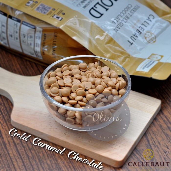 

Callebaut Gold Caramel Chocolate Couverture 500 Gr REPACK