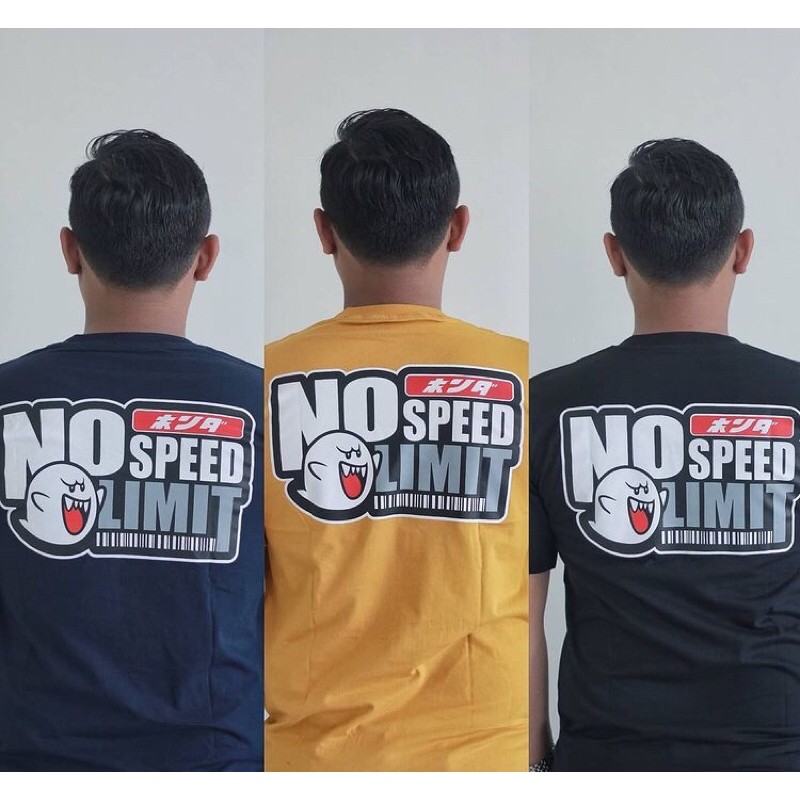 kaos privater merch x no speed no limid ready 3 warna original privater