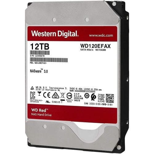 Harddisk HDD WDC 12TB SATA RED ( Hardisk WD RED 12TB 3.5 Inch SATA )