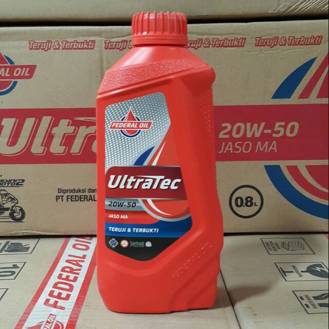 OLI MESIN MOTOR FEDERAL ULTRATEC 20W-50 1 LITER