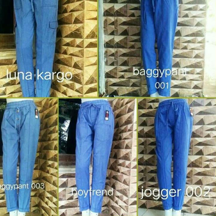 DERH CELANA BAGGY PANTS JEANS WASH PREMIUM UKURAN STANDAR / CELANA BAGGY PANTS JEANS WASH WANITA / C