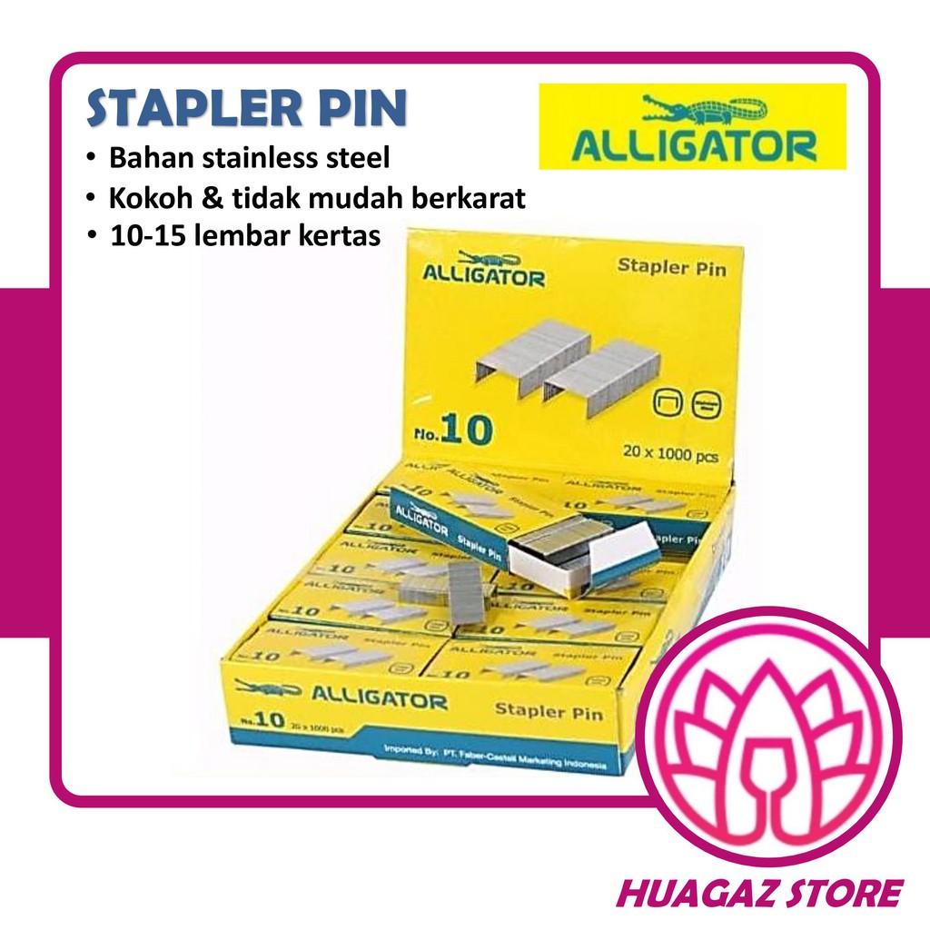 

Stapler Pin No 10 Mini Box Allligator