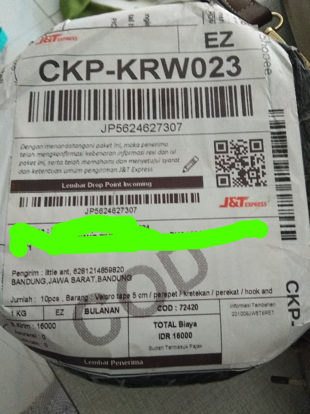 Velcro Tape 5 Cm / Perepet / Kretekan / Perekat / Hook And Loop .