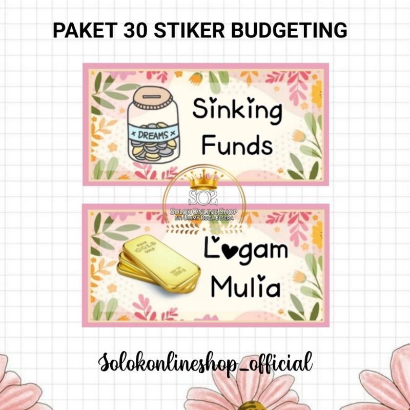 

Paket 30 Stiker Budgeting | Stiker Keuangan