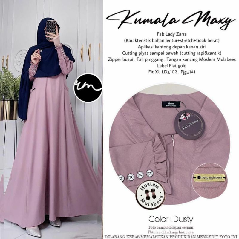 KUMALA MAXY |LENTUR STRECTH TIDAK BERAT BUSUI FRIENDLY BY RATU MULABEES