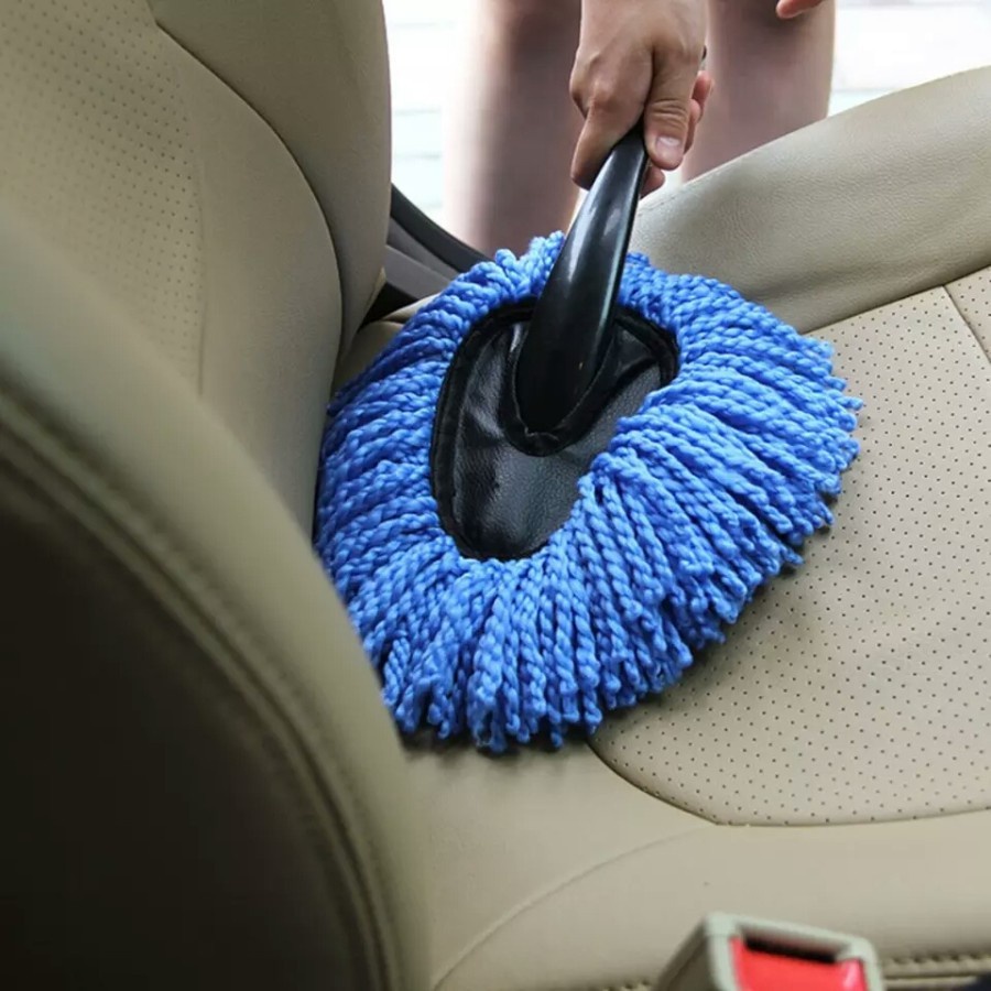 Lap Gagang Kemoceng Sikat debu microfiber Lembut cendol Interior Mobil