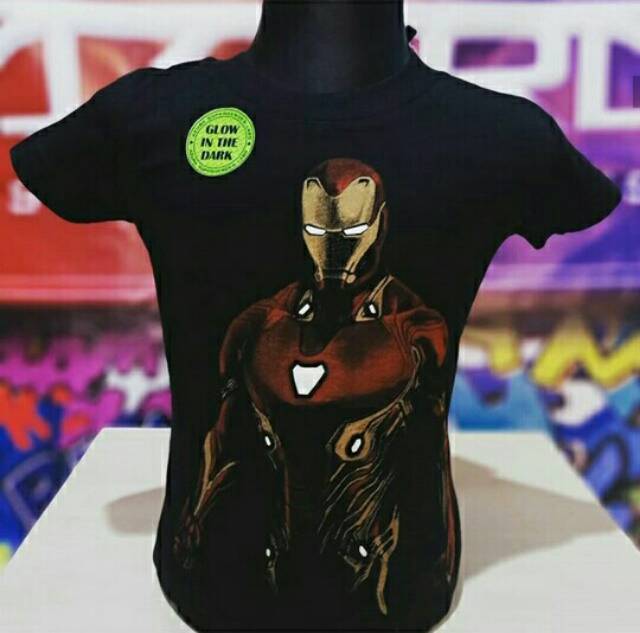 Kaos Anak Superhero Azura Glow In The Dark