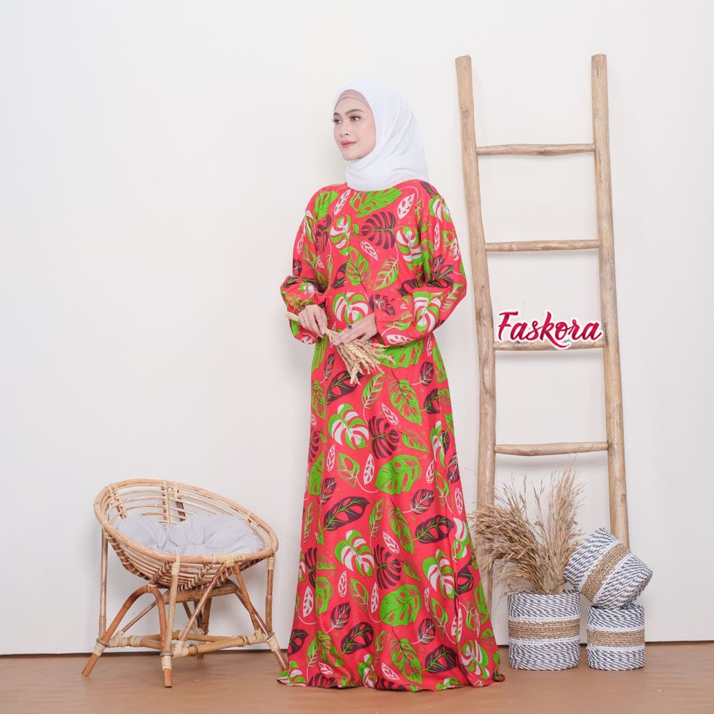 Gamis Syari Terbaru 2021 Ori / Gamis Janda Bolong Jumbo Rayon / Gamis Jumbo Murah Terbaru