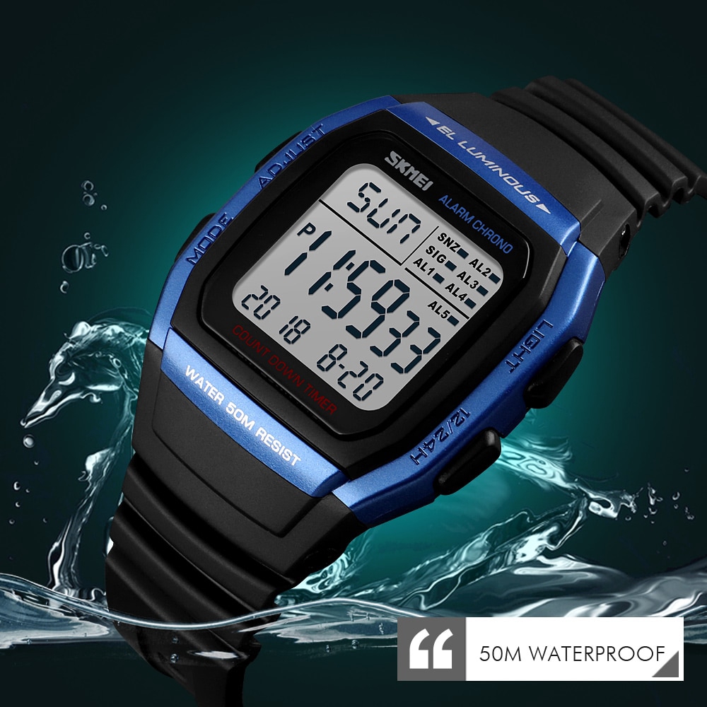 waterproof alarm watch