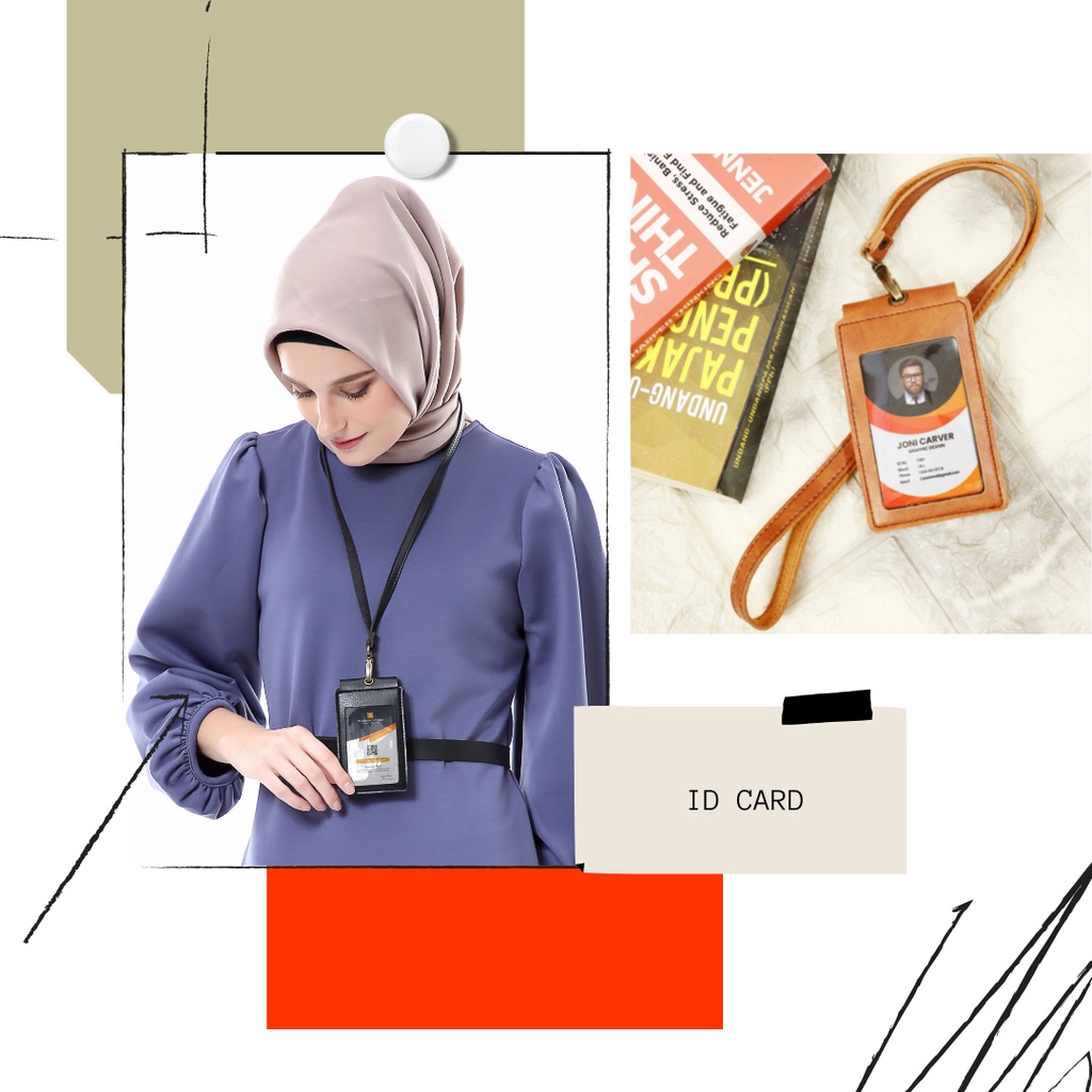 

NAME TAG KULIT, NAME TAG HOLDER KULIT, ID CARD HOLDER,NAME KULIT (KARLWEB)