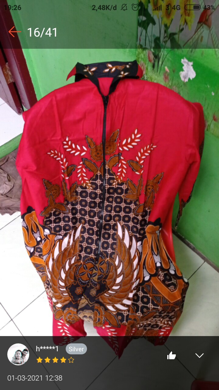 Terlaris Serut Genes Jelita Tunic Navbor Yelbor Whitbor Creambor Tunik Batik Modern Hrb030 Dolbi Dob