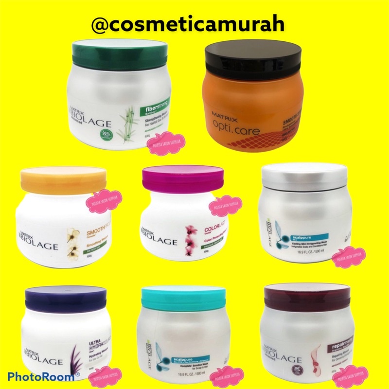 biolage matrix masker rambut -- matrix biolage masker 490 ml &amp; 500 ml