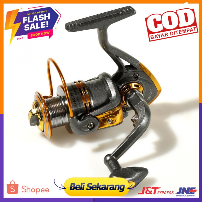 Debao Gulungan Pancing DB3000A Metal Fishing Reel 10 Ball Bearing