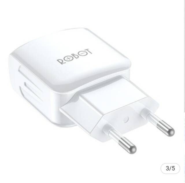 Batok Robot Rt-K6 Fast Charging 2USB 2,4A Wook ( Harga 1pcs )