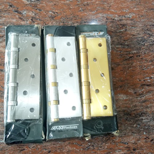 PERTUKANGAN MATERIAL BANGUNAN ENGSEL PINTU KAYU/JATI 5 INCH TEBAL
