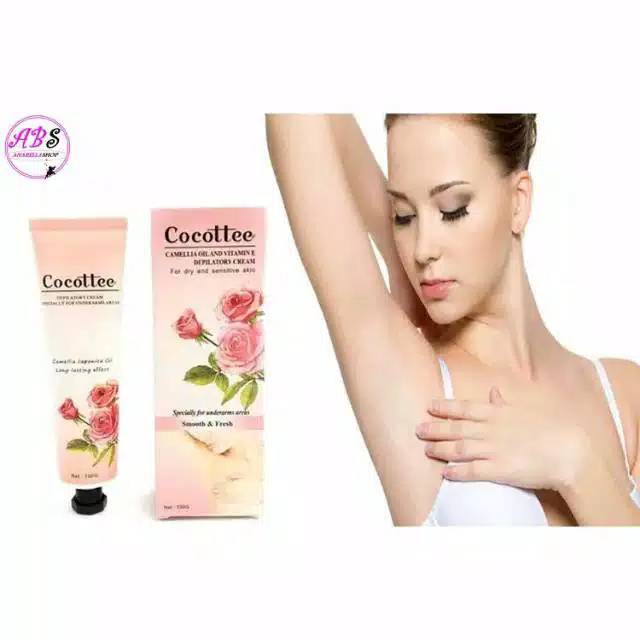 CREAM PERONTOK BULU KETIAK ORIGINAL COCOTTE Camellia Oil Cocottee Cream Perontok Bulu Ketiak (KT10)