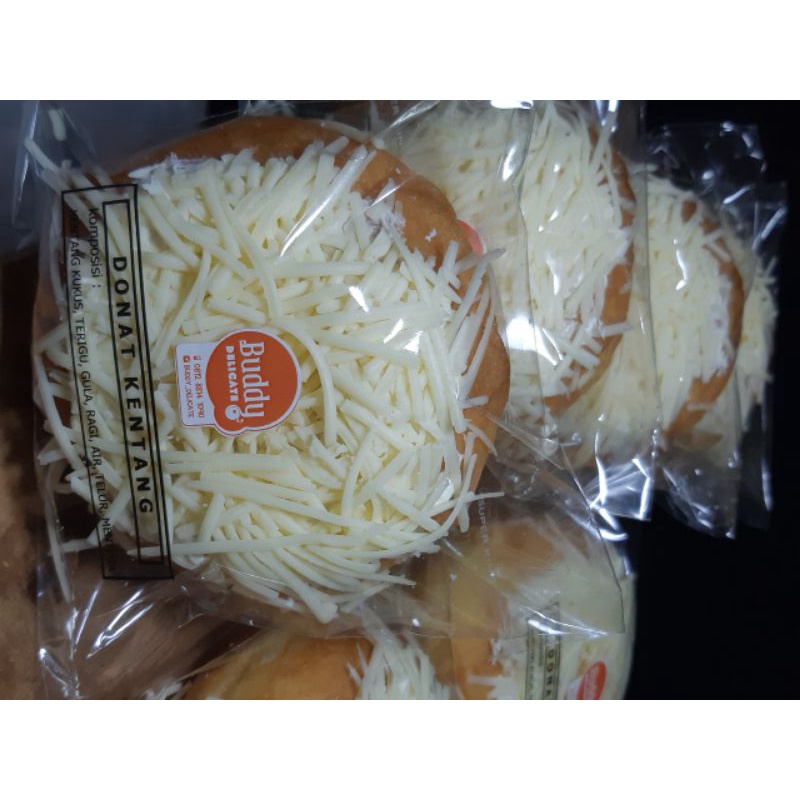 

Donat Kentang Topping Keju