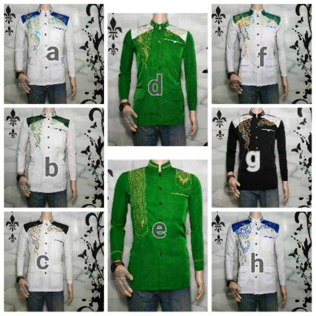 Jasko bordir modern kombinasi | jasko hijau NU | Jasko Murah Mewah