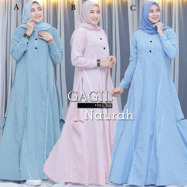 Naurah dres Original Gagil by Ova