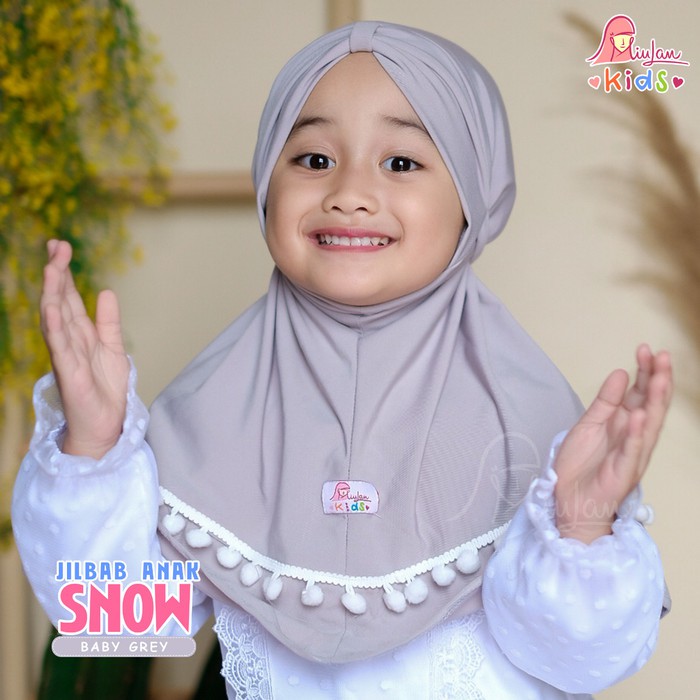 HIJAB ANAK BABY SNOW / JILBAB INSTANT SNOW