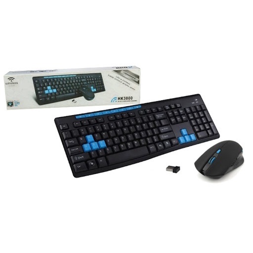 keyboard mouse wireless hk3800 - 52011