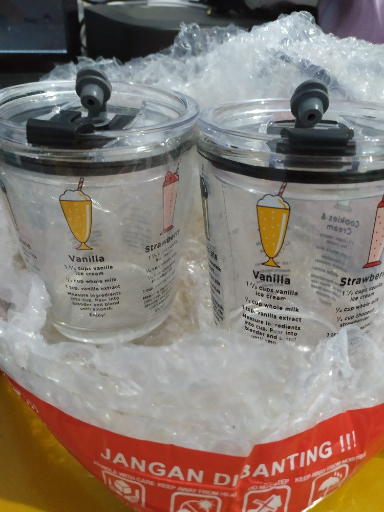 Hygge Glass Cup 350 Ml | Botol Gelas Minum Kaca Ramah Lingkungan