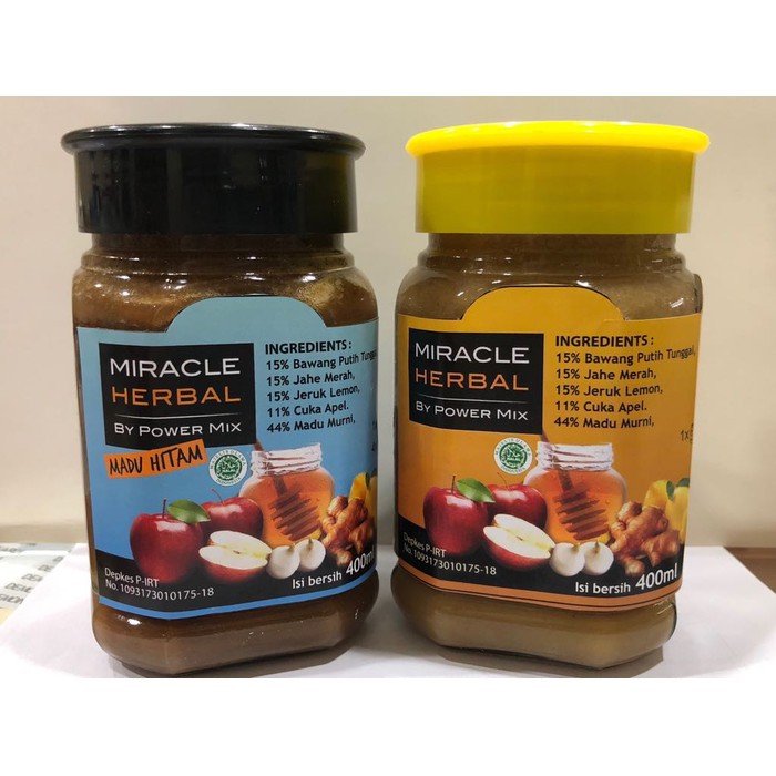 

Kombinasi Istimewa Dari 1 botol miracle herbal madu hitam dan 1 botol miracle herbal madu putih