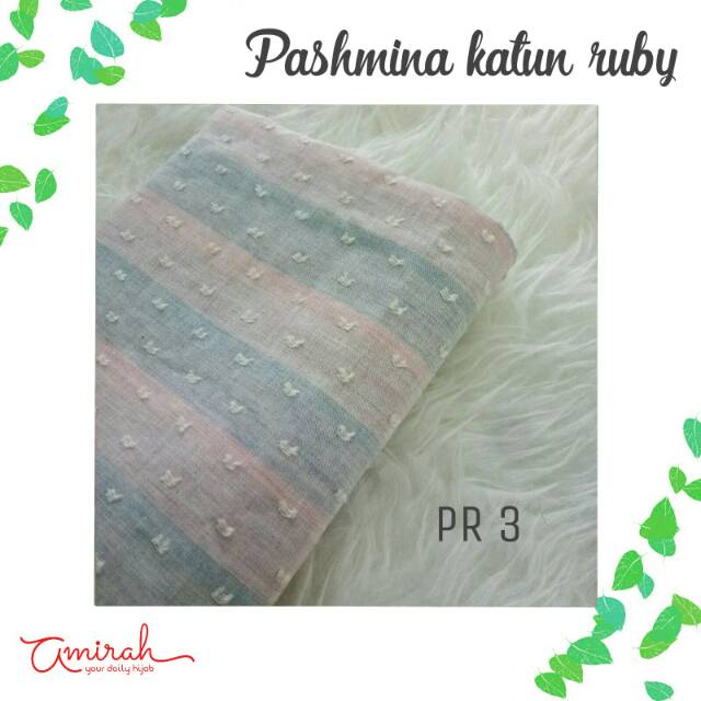 PASHMINA PASTEL KATUN RUBIAH