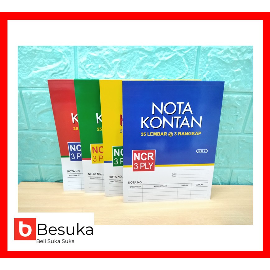 

NOTA KONTAN KIKY 3 PLY BESAR