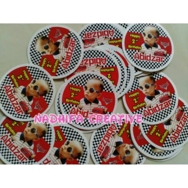 

Stiker Label Untuk cup pudding uk. D5cm