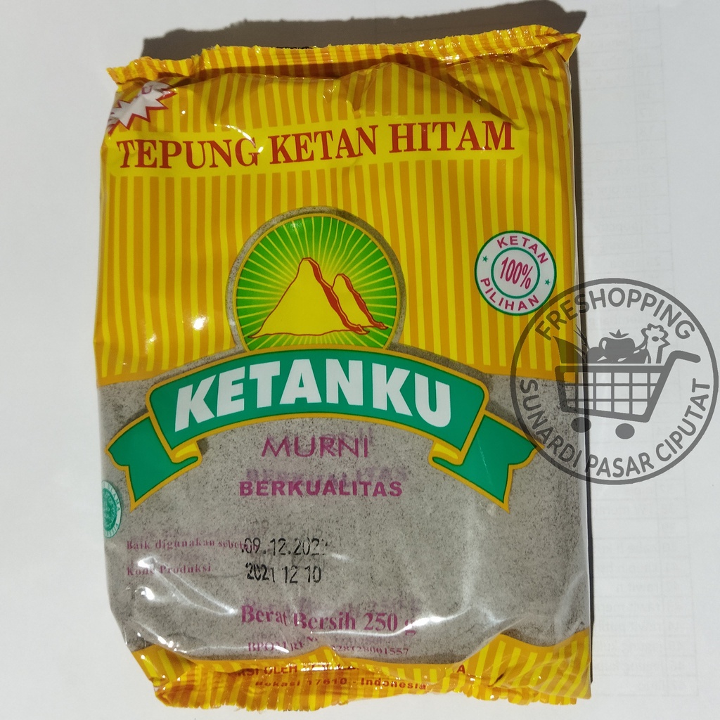 TEPUNG KETAN HITAM merk KETANKU 250 gram