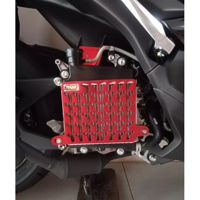 COD TERMURAH Cover radiator cnc OSS RACING Nmax NMAX Lexi Aerox plus baut boshing