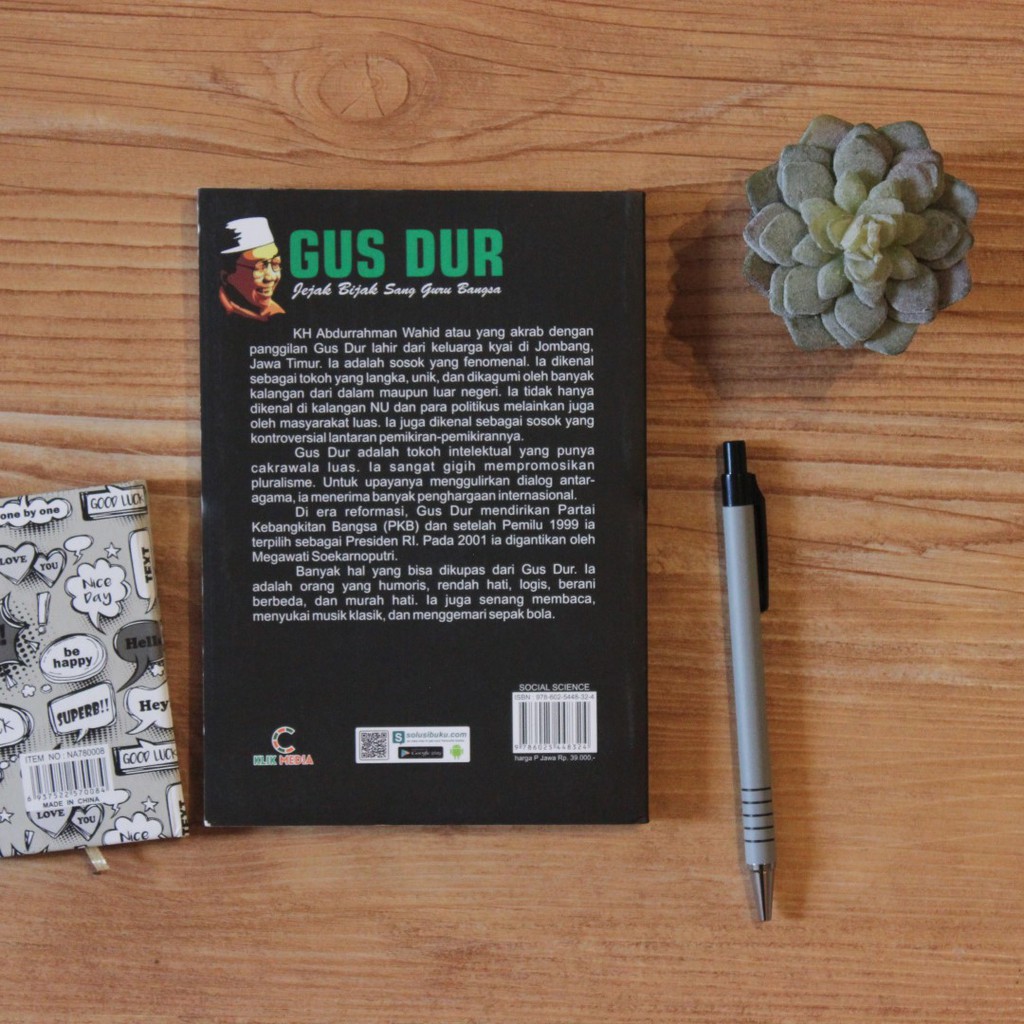 BUKU TOKOH : Gus Dur; Jejak Bijak sang Guru Bangsa : BUKU BIOGRAFI / BUKU GUS DUR-2
