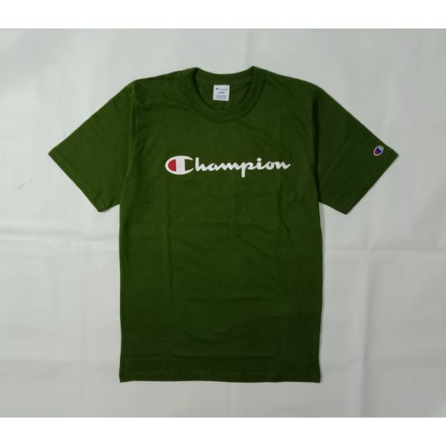army green champion shirt