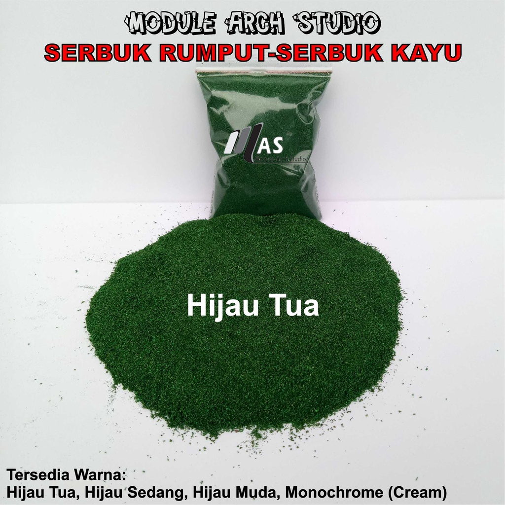 Maket Rumput Tabur Serbuk Kayu