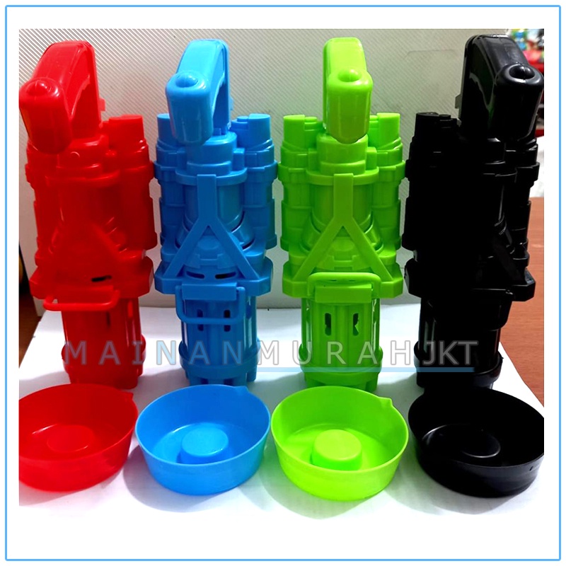 MAINANKEI  MAINAN ANAK PISTOL BUBBLE MACHINE JG-007 PISTOL GELEMBUNG GUN BUBBLE TEMBAKAN BUBBLE