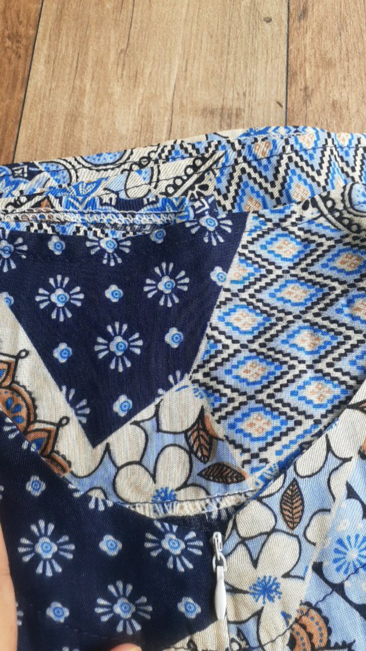 Fabiola Maxy - Gamis Rayon Viscose Ld105 Gamis Batik Original Serut Pinggang Busui / 099-5020