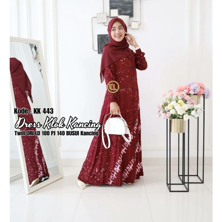 gamis twill ori elzhaf KK 433