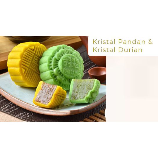 Kue Bulan Kristal Wang Lai Mooncake Steam Halal WangLai Medan Pandan Durian Kacang  Hijau Choco