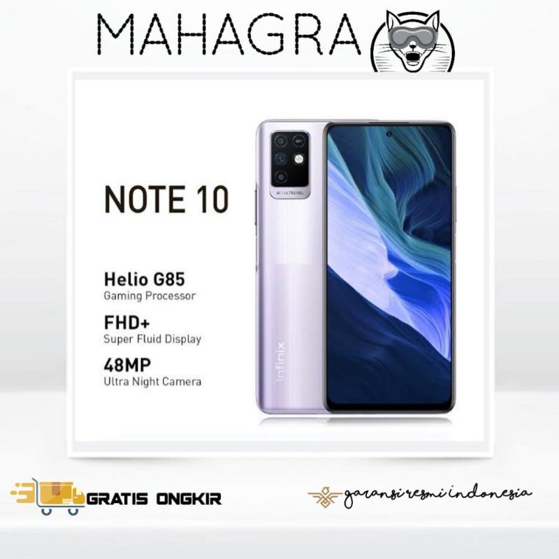 INFINIX NOTE 10 6/128GB | 4/64GB Garansi Resmi 1 Tahun