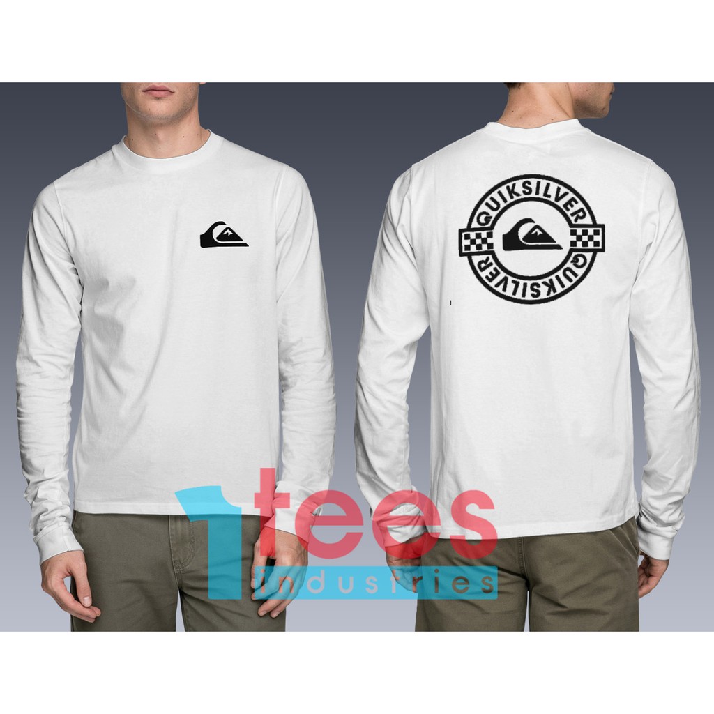 LONGSLEEVEV LENGAN PANJANG KAOS QUIKSILVER LOGO PREMIUM