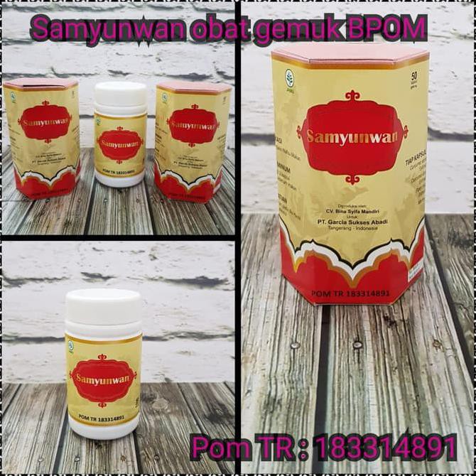 Terlaris Sam Yun Wan/Samyunwan Obat Gemuk Original Bpom