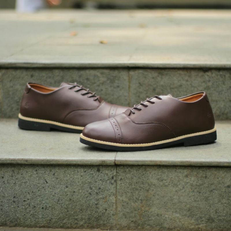 Sepatu Formal Pria Original Heroes Rohan Sepatu Pantofel Kerja Santai Kondangan Main Hitam Coklat