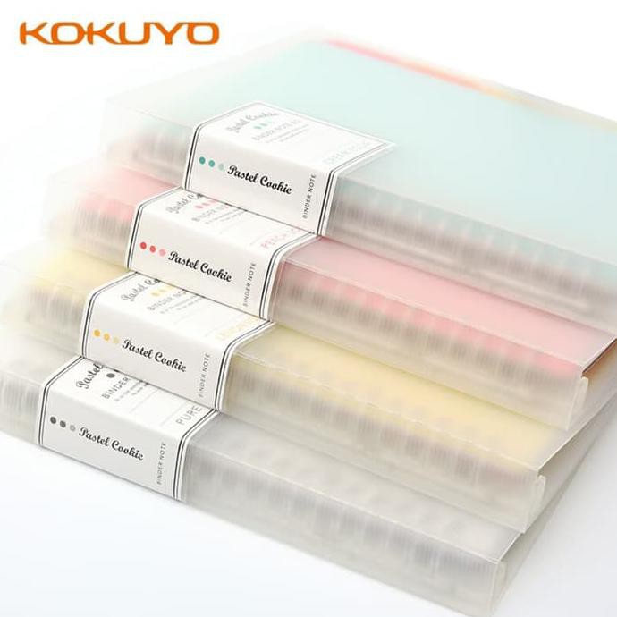 

BISA BAYAR DITEMPAT KOKUYO JAPAN PASTEL SLIDE BINDER PINK BLUE YELLOW WHITE B5 CAMPUS - Putih